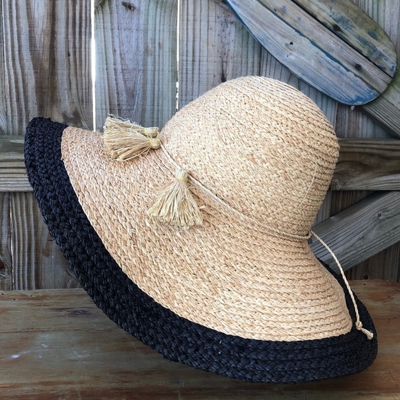Love Kate Mexicoma Raffia Straw Hat with Tassles UPF 50 Size M main image 9